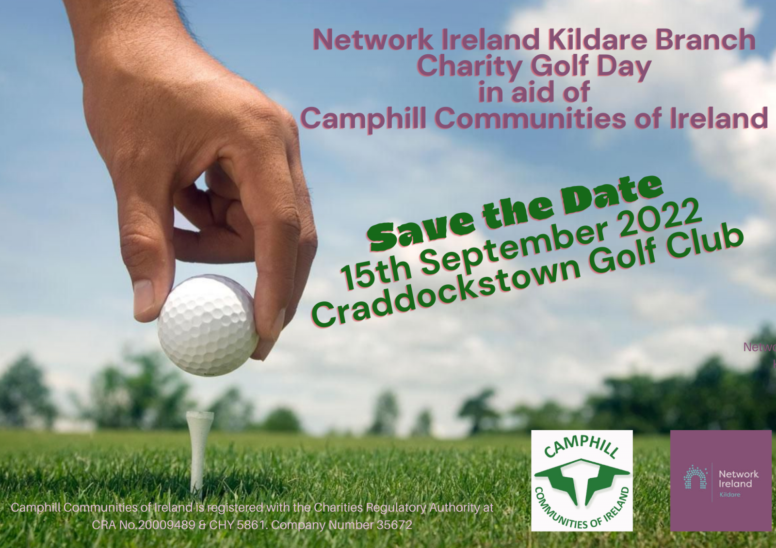 Network Ireland Kildare Branch Golf Day for Camphill September 15th 2022